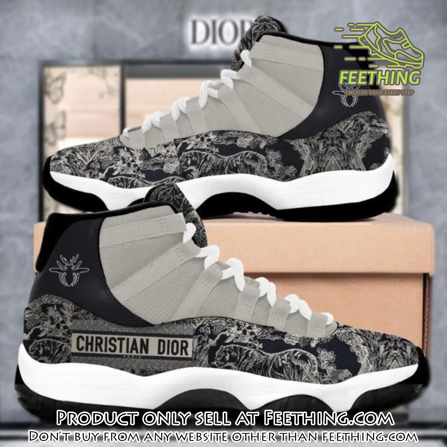 Christian dior luxury air jordan 11 shoes hot  dior sneakers gifts for men women ft3001821